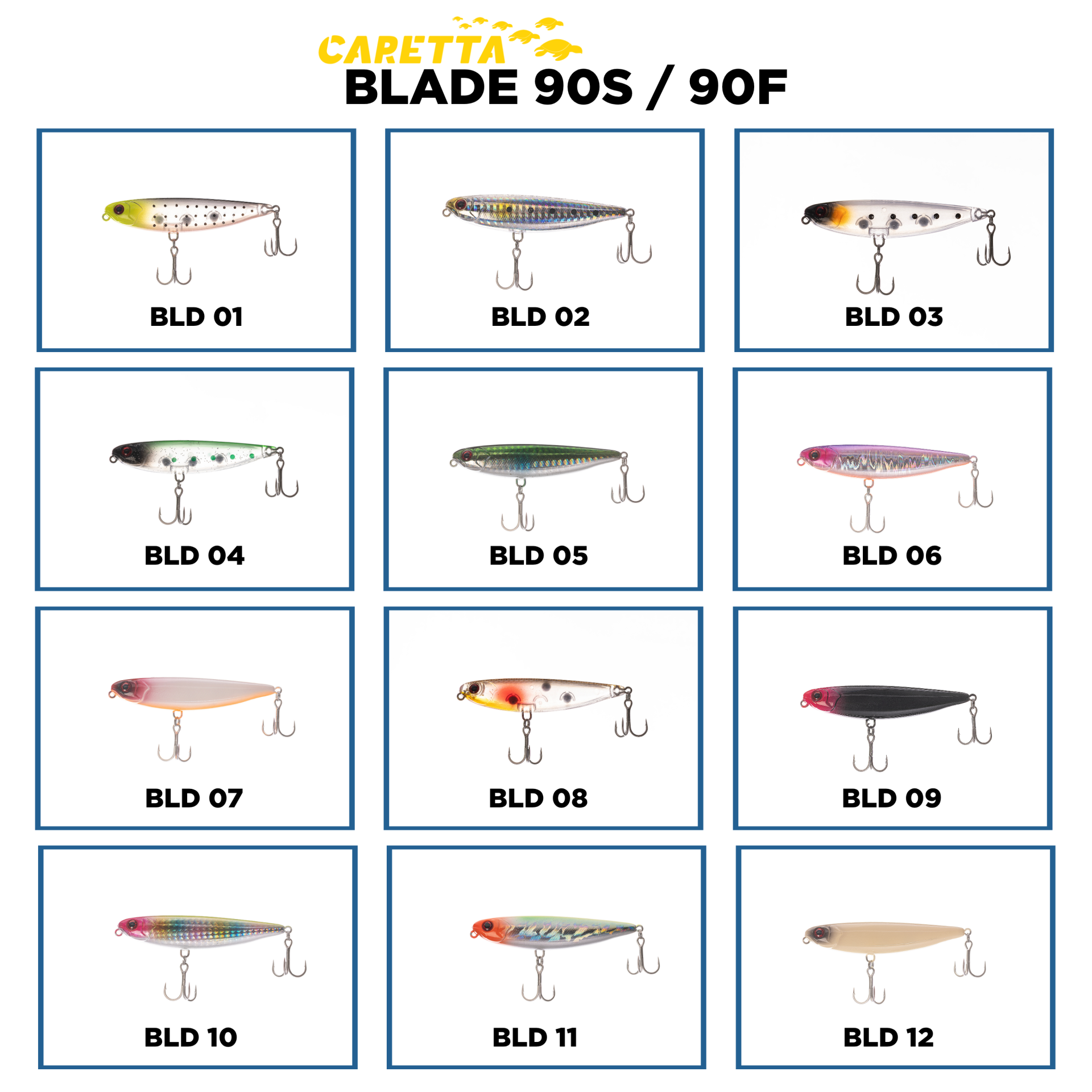 Caretta Blade 90F 9 cm 12 g Maket Yem