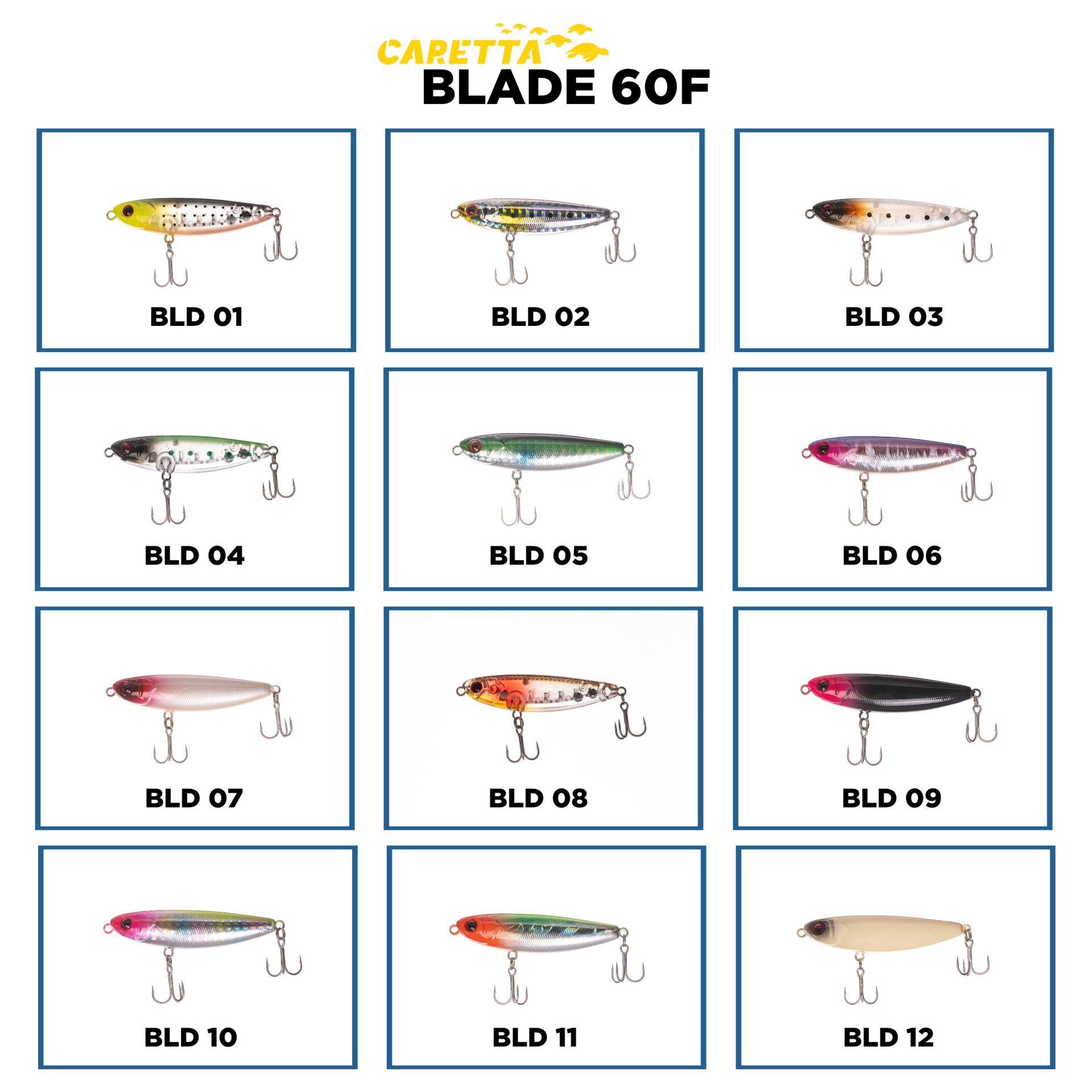 Caretta Blade 60F 6 cm 6 g Maket Yem